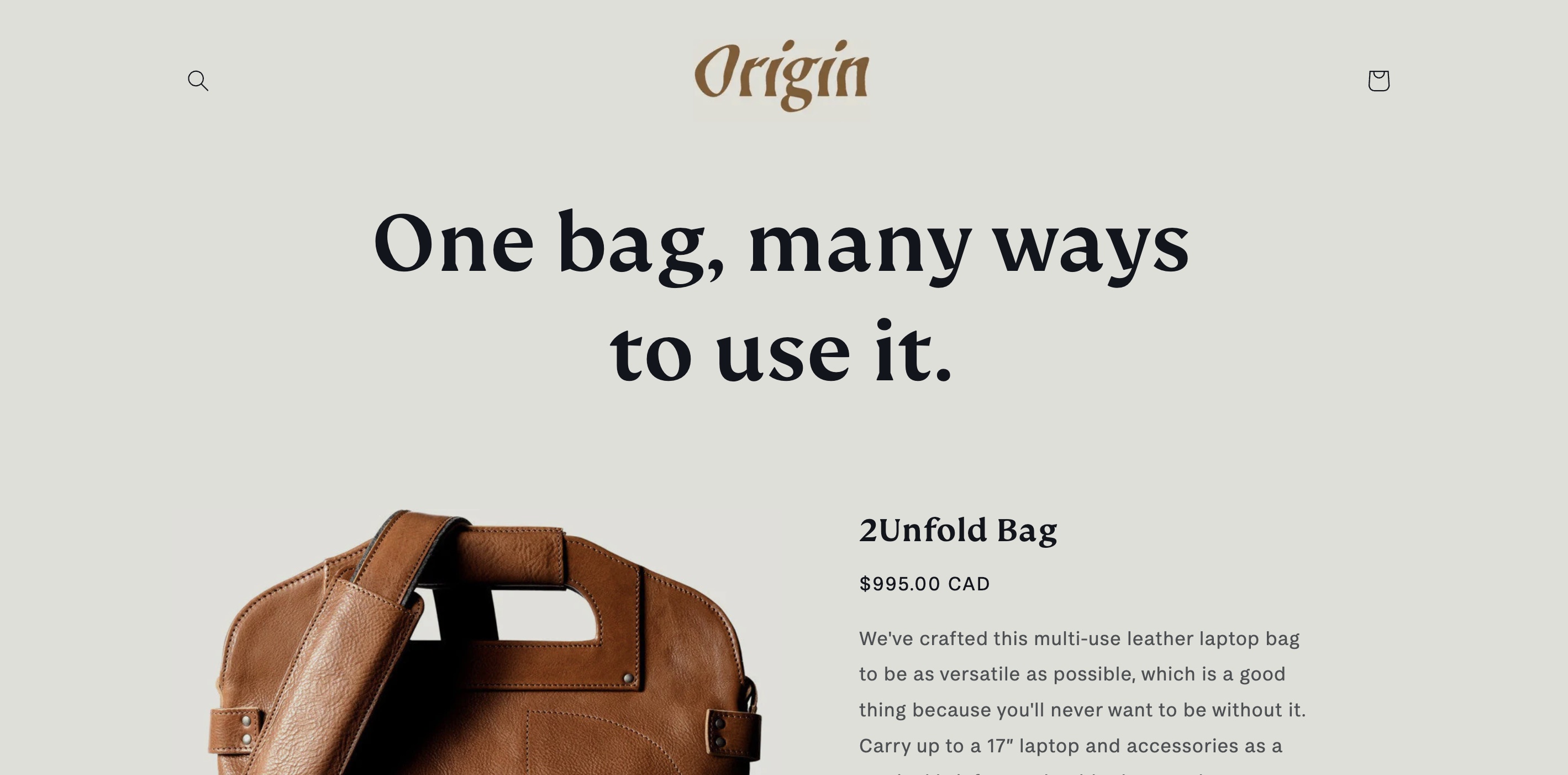 Shopify free fashion theme